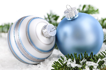 Image showing Christmas ornaments