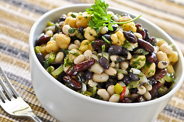 Image showing Bean salad