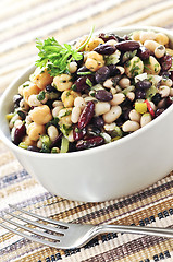 Image showing Bean salad