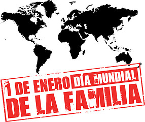 Image showing global family day