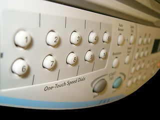 Image showing Officejet printer buttons