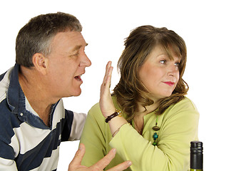 Image showing Couple Arguing