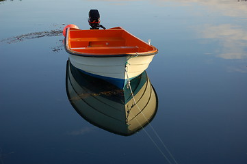 Image showing lonely boat