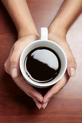 Image showing Coffe in Hands