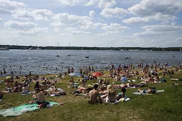 Image showing On the beach