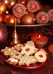 Image showing Delicious Christmas cookies