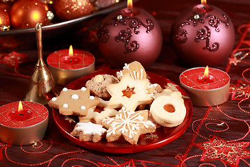 Image showing Delicious Christmas cookies