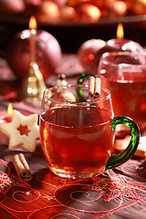 Image showing Hot drink for Christmas