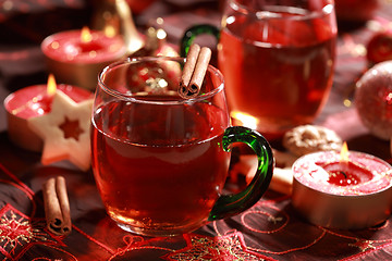 Image showing Hot drink for Christmas