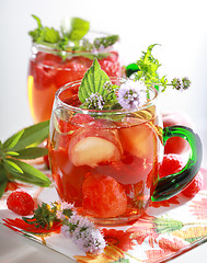 Image showing Refreshing summer drink