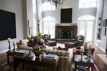 Image showing living room in luxury estate home