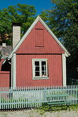 Image showing Old, red house