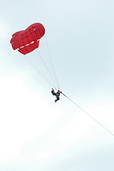 Image showing Parachutes