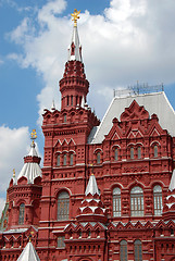 Image showing Building of Historical Museum on Red Square in Moscow