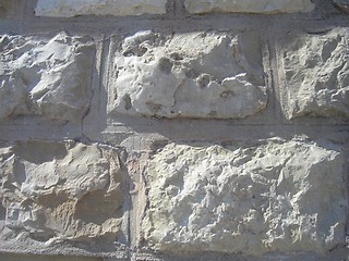 Image showing Mediterranean stone wall