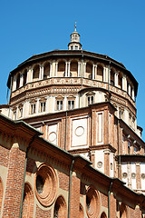 Image showing Santa Maria delle Grazie church in Milan