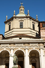 Image showing Basilica of Saint Lawrence (San Lorenzo Maggiore) in Milan