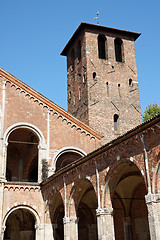 Image showing Church of Saint Ambrose (Sant'Ambrogio) in Milan