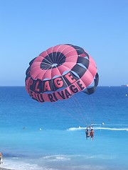 Image showing Fun at Nice beach