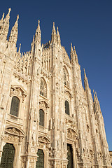 Image showing Milan Cathedral at late afternoon