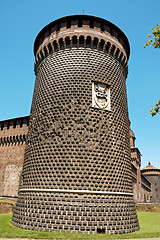Image showing Castello Sforzesco in Milan