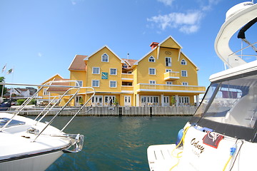 Image showing Hotel at the seaside