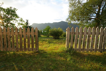 Image showing Garden gate