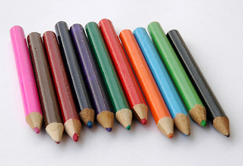 Image showing colored pencils