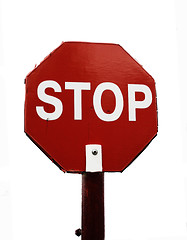 Image showing Stop sign