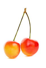 Image showing Rainier cherries