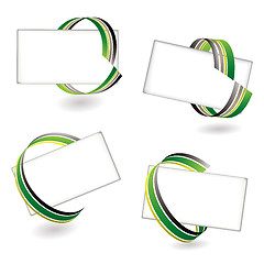 Image showing ribbon card green
