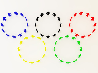 Image showing Olympic symbol