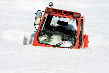 Image showing Snow bound cabin