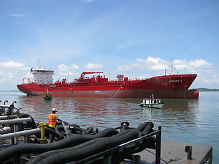 Image showing From Sandakan ship mooring 08.06.2009