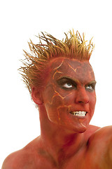 Image showing Red skin demon  
