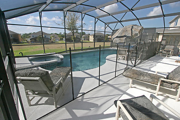 Image showing Pool, Spa and Lanai