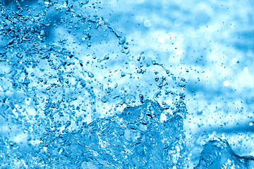 Image showing blue water background