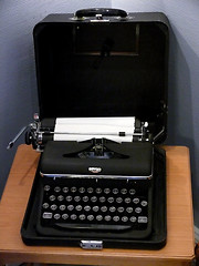 Image showing old fashion typewriter