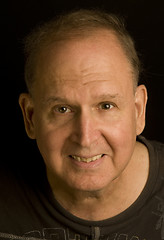 Image showing senior man retired head shot portrait in tee shirt