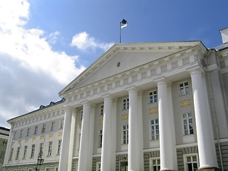 Image showing University building in Tartu, Estonia, Europe