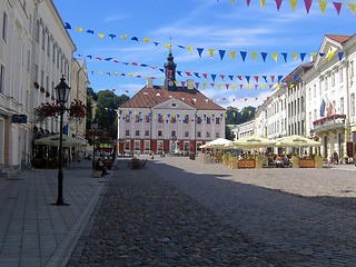 Image showing Town hall square in Tartu