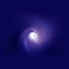 Image showing White swirling light