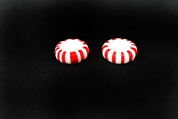 Image showing Two peppermint candies