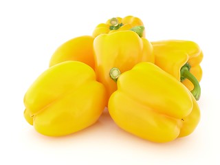 Image showing Yellow peppers