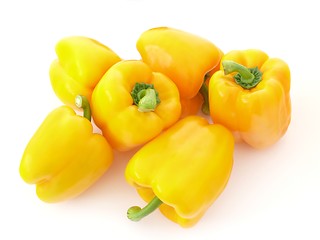 Image showing Yellow peppers