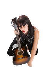 Image showing Female musician