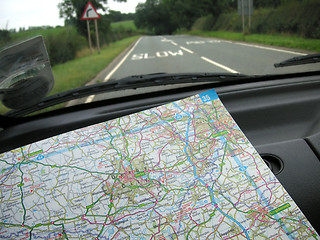 Image showing navigating the roads