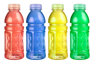 Image showing Sports Drink Set Isolated