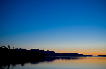 Image showing Pacific Northwest Sunset