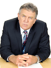 Image showing Serious Business Executive